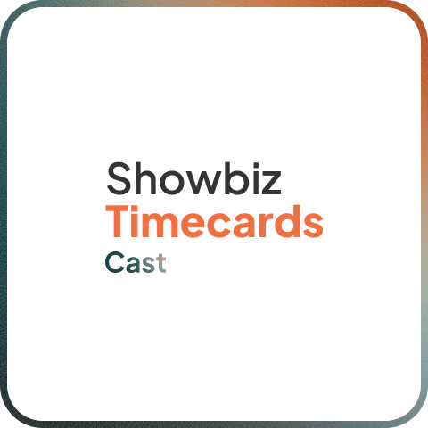 Showbiz Timecards Cast