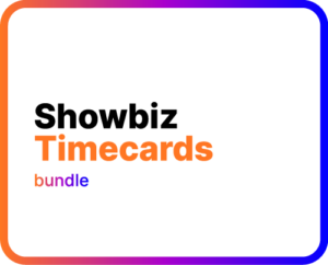 Showbiz Timecards Bundle