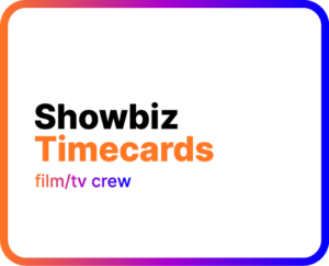 Showbiz Timecards Film & TV Crew